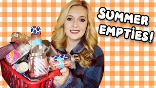 BATH & BODY WORKS SUMMER EMPTIES | Look At All Of These Products We Used Up!