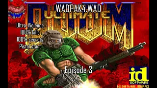 Doom: WADPAK4.WAD - Episode 3 (UV-MAX)