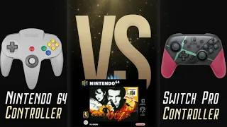 N64 vs Switch Pro - Goldeneye 007 - Which controller is best???