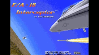 F/A-18 Interceptor - Qualifications and Visual Confirmation Mission (Amiga 500)