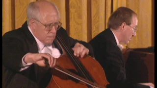 Mstislav Rostropovich Performing at the White House (1994)