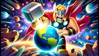 ROBLOX CHOP DESTROYS EARTH IN SUPER HERO TYCOON AS THOR