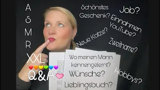 [ASMR] german  ⚠️ Entspannendes XXL Q&A Part I - Tingly Whispering • facts about me - get to know me