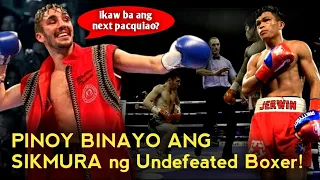 TINAWAG NA MAHINANG KAMPEON! PINOY BINAYO ANG SIKMURA NG UNDEFEATED BOXER