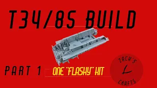 T34/85 | 1/48 | HobbyBoss |Model Kit| Build Part1