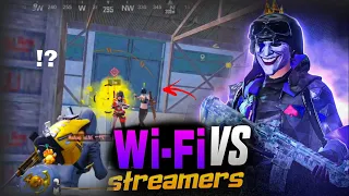 Wi-Fi vs CONQUEROR Pushing Streamer! [*300 IQ Plays] | BGMI 🔱