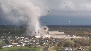 Stunning tornado footage taken from a drone!