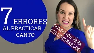 7 ERRORES al practicar canto | SOLUCIONES y consejos | Dra. Voz