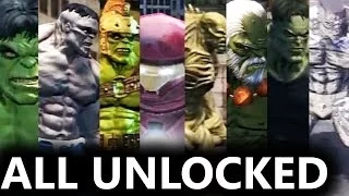 Incredible Hulk - All Hulk Characters UNLOCKED