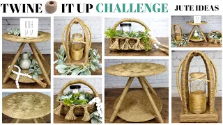 AMAZING!SUPER RECYCLING IDEAS/JUTE CRAFTS IDEAS/TWINE IT UP CHALLENGE