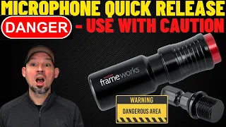 Gator Frameworks Mic Quick Release Review | How to Use Safely