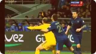 Ukraine vs France 2-0  Украина 2-0 Франция ALL GOALS & HIGHLIGHTS 15/11/2013