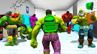 ENTRANDO PARA A ESCOLA DO HULK NO GTA 5!!!