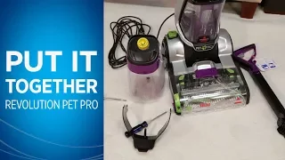 How to assemble the ProHeat 2X® Revolution™ Pet Pro Carpet Cleaner | BISSELL