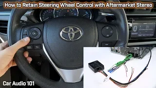 Retain Steering Wheel Control with Aftermarket Stereo - Car Audio 101