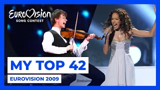 Eurovision 2009 | My Top 42 | Throwback!