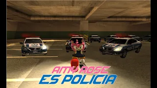 GTA SAN ANDREAS - AMY ROSE ES POLICÍA