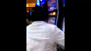 Crazy tweaker girl at the casino.