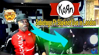 Korn   'Sabotage' Featuring Slipknot live in London 2015 - Producer Reaction