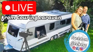 [R: 18.12.22] Live Chat from camping - winter caravanning with FREEDOM SEEKERS.