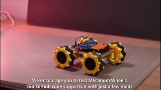 RoboSoccer Promo - Mecanum Wheels