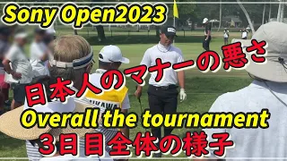 ソニーオープン【ハワイ4K】R3 The Tournament Overall ⛳大会3日目全体の様子・静かにして❗概要欄説明ご参照