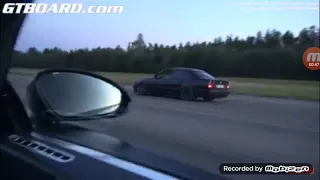 bmw e34 vs bugatti veyron