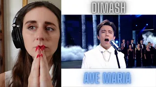 Dimash Ave Maria Reaction - Singer Reacts to Dimash AVE MARIA | New Wave 2021