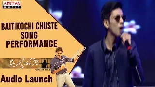 Anirudh Electrifying Live Performance @ Agnyaathavaasi Audio Launch