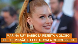 Marina Ruy Barbosa REJEITA GLOBO e fecha com CONCORRENTE + Globo DEMITE autor de novela por FRACASSO