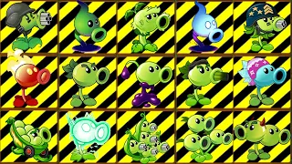 Pvz 2 Challenge - Every PEA Plants Max Level VS Gargantuar Zombie - Who 's Strongest Plant ？