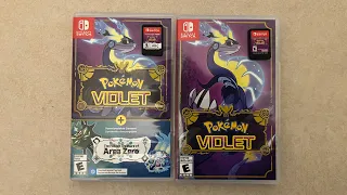 Unboxing Pokemon Violet + The Hidden Treasure of Area Zero - Nintendo Switch