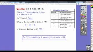 Factors and Divisibility  - Section 5.2
