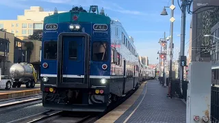 Southbound Coaster Train 634 Cabcar 2306 arrived at Santa Fe Depot. ❤️💖