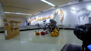 Time Lapse Bicycle Assembly at the Airport