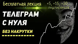 🤓 Как Раскрутить Телеграм КАНАЛ 2024 бесплатно, и без накрутки... с НУЛЯ подписчиков!!!