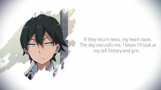 Hikigaya Hachiman's Best Speech | I Hate Nice Girls |