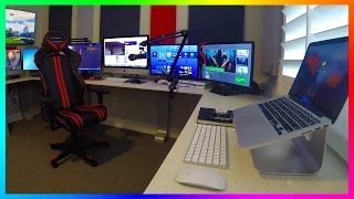 MRBOSSFTW NEW 2016 GAMING, STREAMING & OFFICE SETUP - ULTIMATE YOUTUBE GAMING OFFICE SETUP!