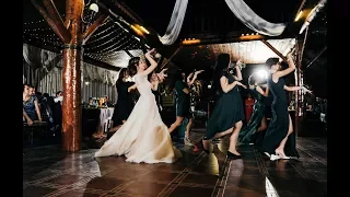 СЮРПРИЗ ЖЕНИХУ! танец невесты с подружками  на свадьбе! Bridesmaids dance!