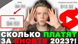 Сколько платит ютуб за shorts?! Монетизация shorts 2023 или как заработать на ютуб шортс?!