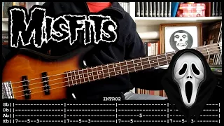 MISFITS - Scream 😱 (bass cover w/ Tabs)