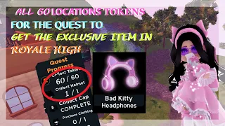 ALL 60 TOKEN LOCATIONS FOR THE QUEST TO GET THE EXCLUSIVE ITEM IN Royale High