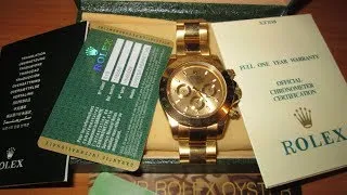 Rolex Daytona Золотые Ролекс Дайтона 750 18К gold oyster perpetual