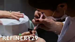 I Tried A 3-Hour Japanese Manicure | Beauty With Mi | Refinery29