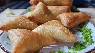 How To Make Aloo/Potatoe Samosas And Springrolls For Learners-No Dough-No Rolling-No Oven