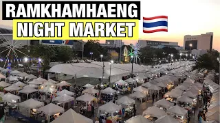 BANGKOK HALAL STREET FOOD ‼️ RAMKHAMHAENG NIGHT MARKET | 🇹🇭 Bangkok life CYMJ #12