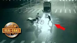 ANGEL SAVES MAN From Near Death - real or fake?