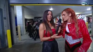 Nia Jax y Liv Morgan se atacan aparece Becky Lynch en Backstage - WWE Raw 22/04/2024 (En Español)