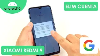 Eliminar Cuenta de Google Xiaomi Redmi 9 | Método 2