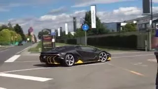 Lamborghini Centenario Driving + Acceleration on Public Roads